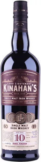 10 Year Old Single Malt Irish Whiskey 700ml