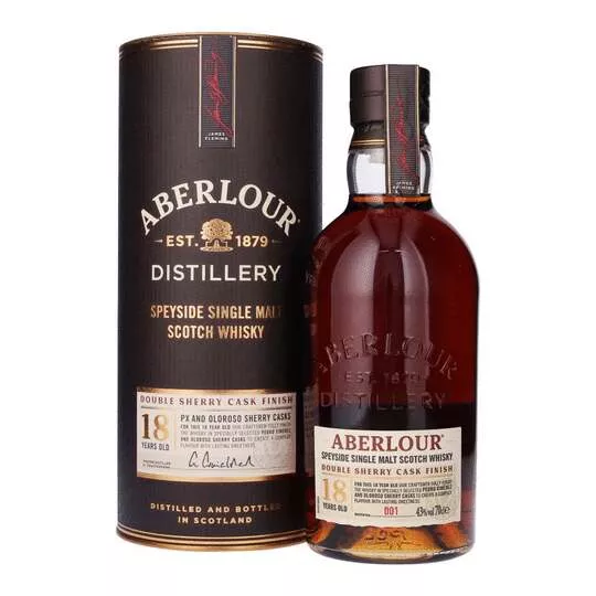 18 Year Old Double Sherry Cask Finish Single Malt Scotch Whiskey 750ml
