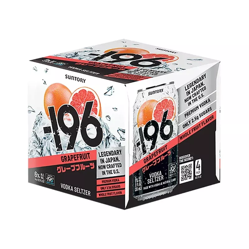-196 Grapefruit Vodka Seltzer 4-Pack